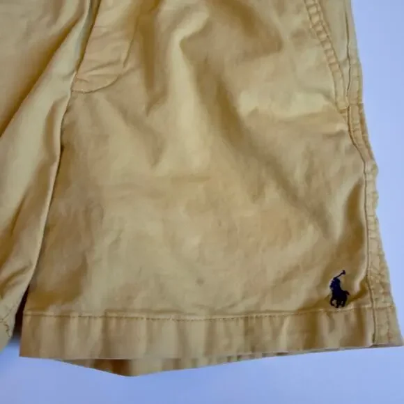 Polo Ralph Lauren Yellow Prepster Flex Abrasion Twill Shorts Boys 10 - Picture 3 of 11